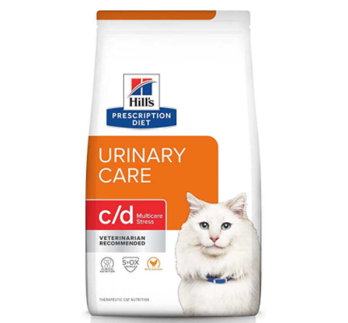 Сухий корм для кішок Hill\'s PRESCRIPTION DIET c/d Urinary Stress Feline Chicken з ідіопатичним циститом 1.5 кг